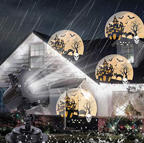 Christmas Light Projector, LED Projector Outdoor Waterproof Lighting Projection Landscape with, Projection Lamp Decoration for Party, Halloween, Holidays