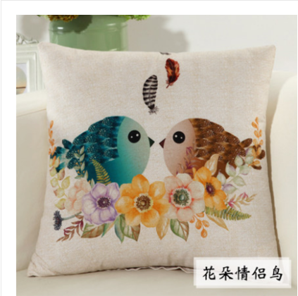 Square back cushion head cushion set square pillow cartoonpillow core pillow car small animal sofa