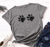 Footprint printed cotton