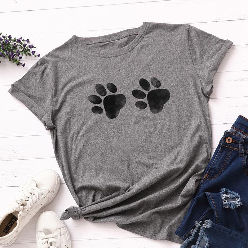 Footprint printed cotton
