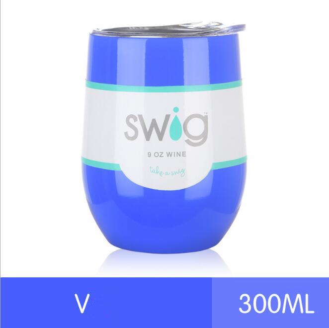 2020 hot drink cups 9 унц. the egg in the form of a 304 stainless steel drink Tumber mug lid wine beer vacuum thermos cup