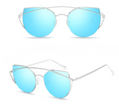 Female Vintage Gold Sunglasses