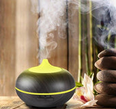 Máquina de aromaterapia de grano de madera 300ML