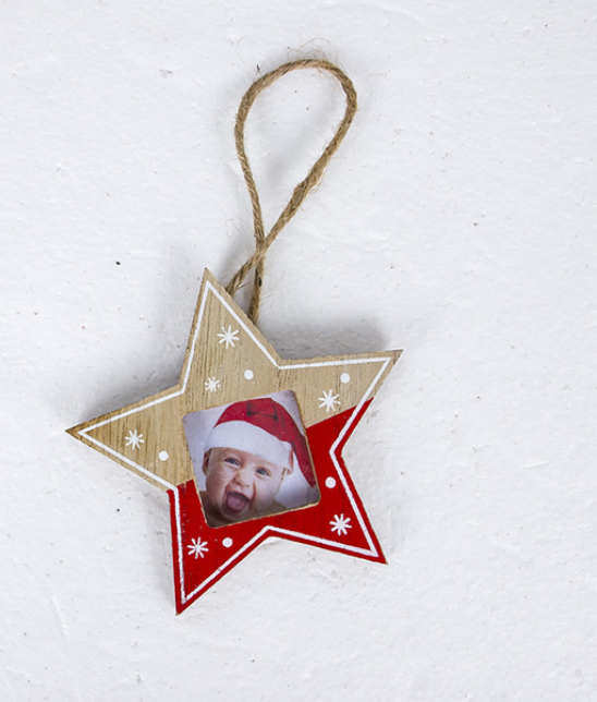 DIY Wooden Photo Frame Christmas Decoration