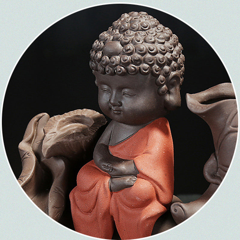 Lotus little monk reflux incense burner