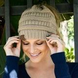 Messy Bun Beanie