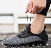 Summer sports shoes breathable men's shoes 2020 new flying woven men's shoes mesh casual shoes student running shoes men's tide