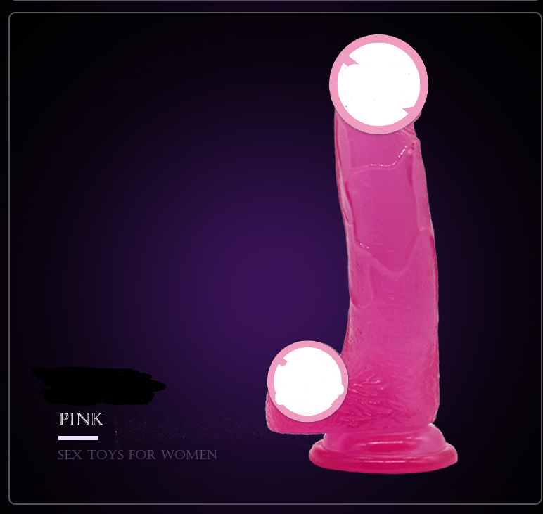 Female simulation penis suction cup Roman Emperor Color crystal masturbation transparent dildo adult sex products