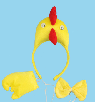 Children's Headband Animal Performance Cards Halloween Headband Dance Party Props Festival Party Chicken Hair Accessories