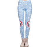 Zohra New Women Christmas Party High Waist Leggings Fitness