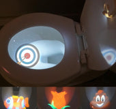 Toilet projection lamp cartoon toilet training light