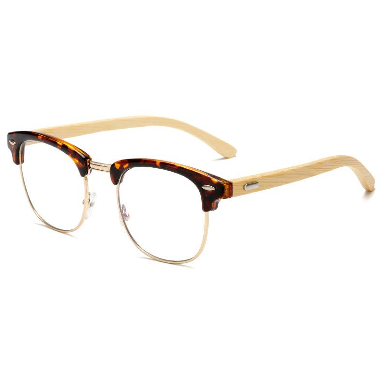 Men and women bamboo legs sunglasses