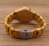 LED Bamboo Wood Watches Digital Watch