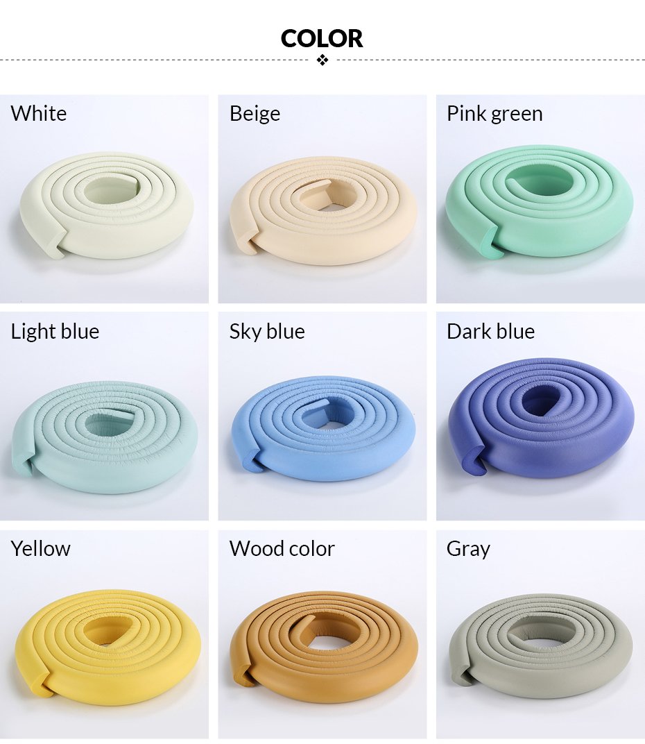 Baby Safety Soft Corner Protector Baby Desk Table Protective Strip For Kids Children Security Cushion Anti-crash Protector