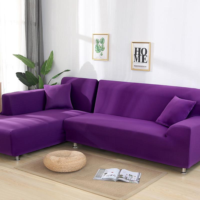 Tight Wrap Sofa Cover Elastic 2 Pieces Sofa Cover If L Style Piece Corner Sofa