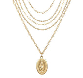 Colgante elíptico cinco capas