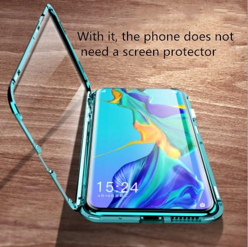Double-sided magnetic king creative metal protective cover