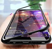 Estuche de metal magnético para teléfono móvil Samsung