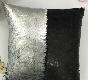 Factory direct supply of European double color glitter sequins pillow pillow Mermaid sleeve by a pillowcase customized wholesale