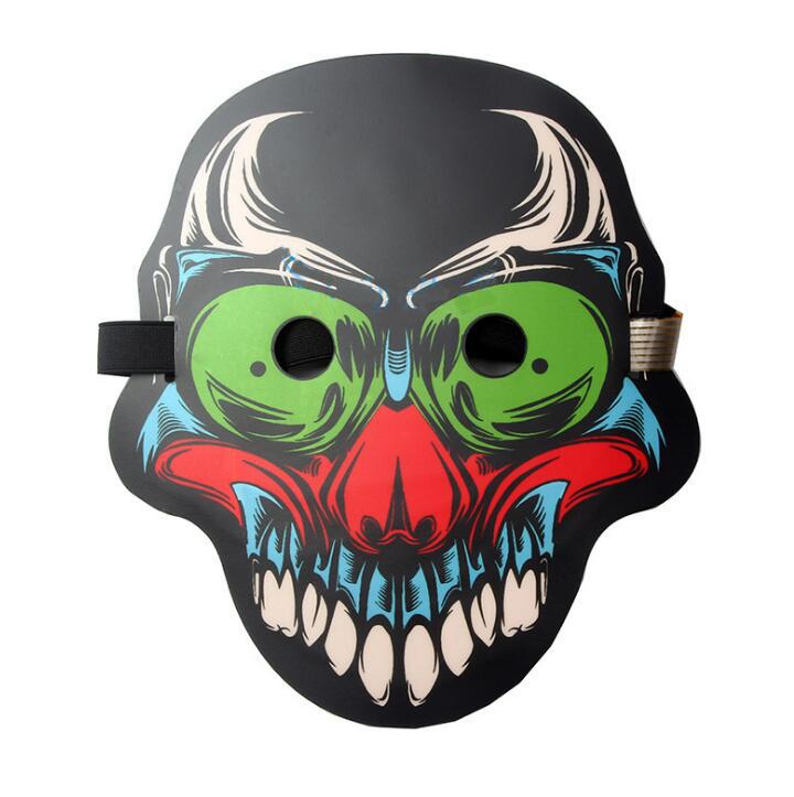 Design Sound Activated Halloween EL Party Mask