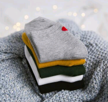 Cotton women's socks love heart socks
