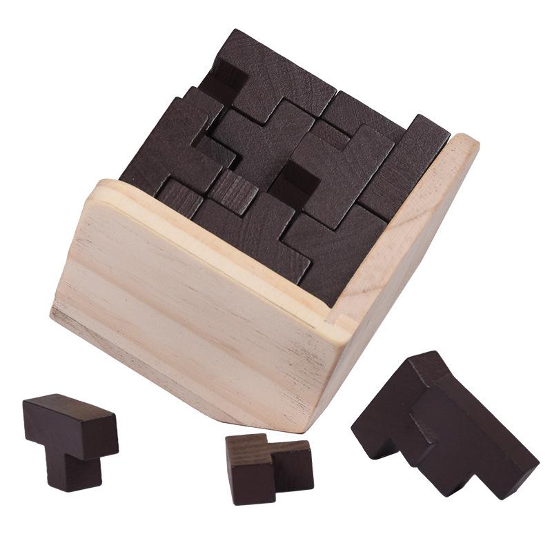 Wooden educational toy Kongming lock Luban lock