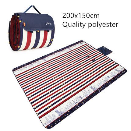 Leisurely Picnic Cushion Moisture-proof Cushion Outdoor Picnic Camp Beach Tent Cushion Waterproof and Thicker Lawn Cushion Picnic Cloth