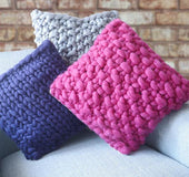 Handmade Square Chunky Pillow