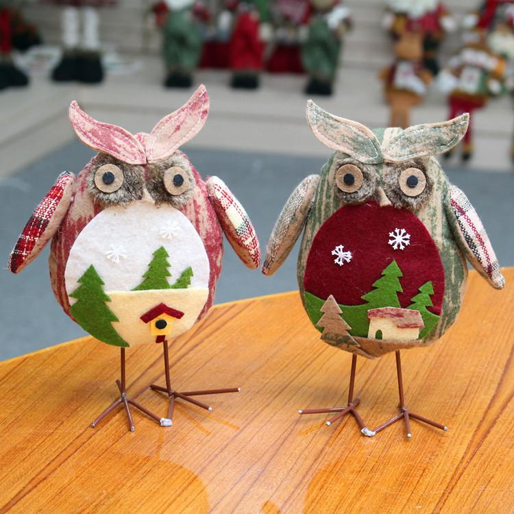 Christmas Decorations Creative Christmas Decorations Christmas Doll Owl Figure Christmas Decorations