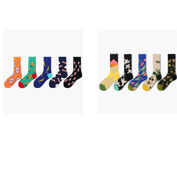 Cotton socks for couples