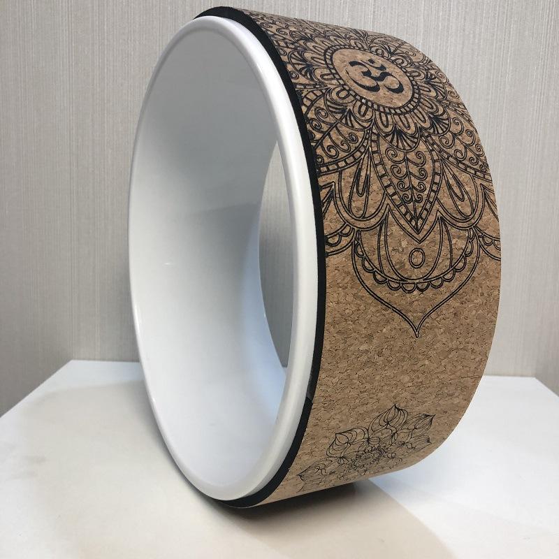 Cork Yoga Wheel Wood
