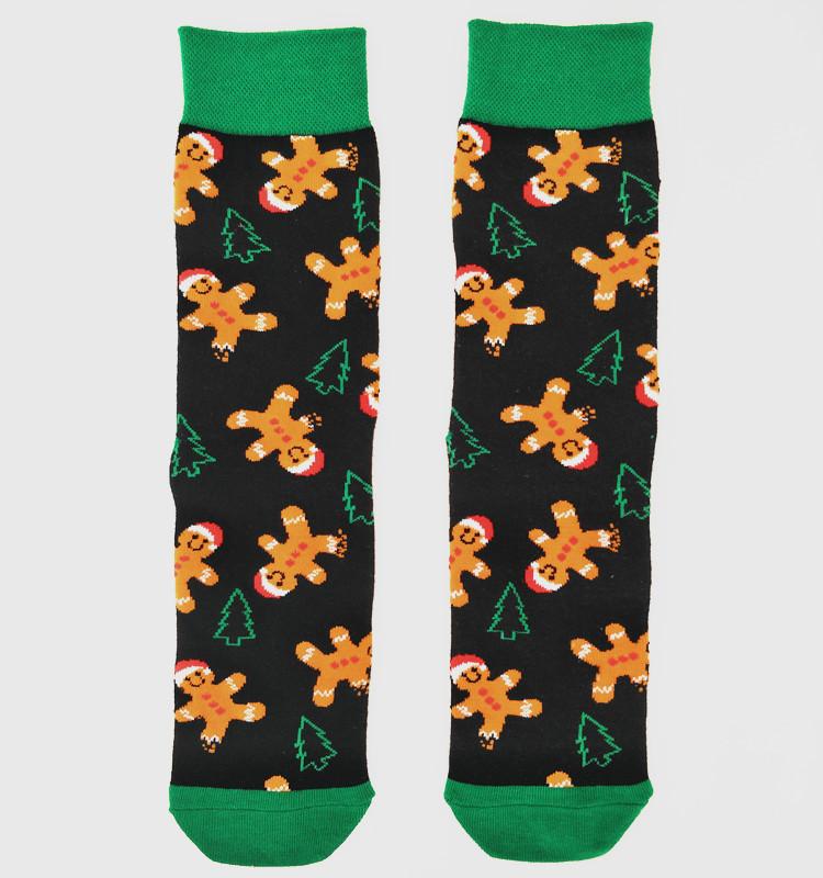 Christmas stocking man funny new year santa claus