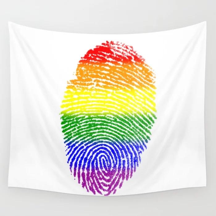 Color line tapestry