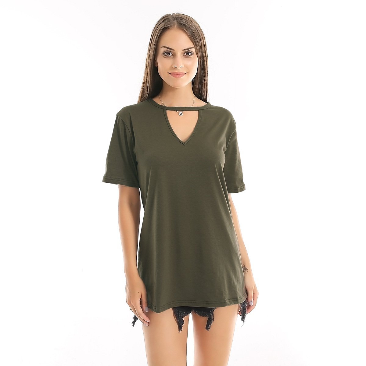 USA SIZE Cotton three-color loose