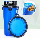 Agua Y Croquetas Portátil Para Pasear Perro