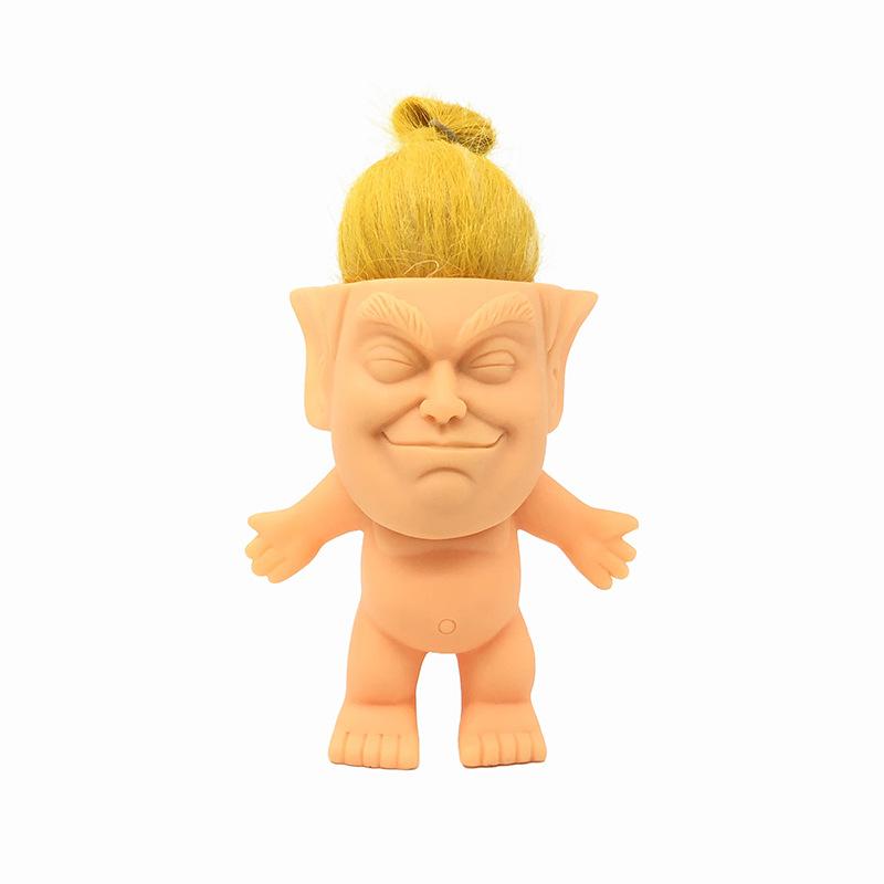 Creative Silicone Trump doll doll toy