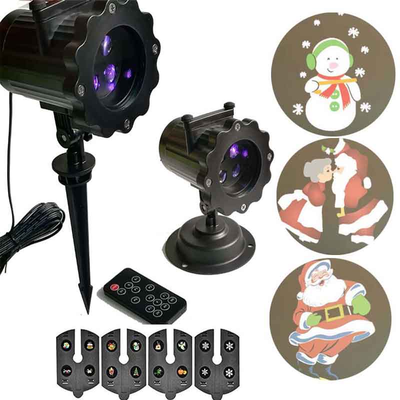 Christmas Light Projector, LED Projector Outdoor Waterproof Lighting Projection Landscape with, Projection Lamp Decoration for Party, Halloween, Holidays