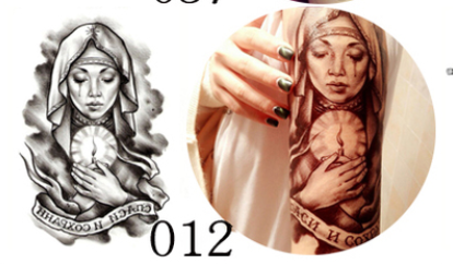 Waterproof tattoo sticker