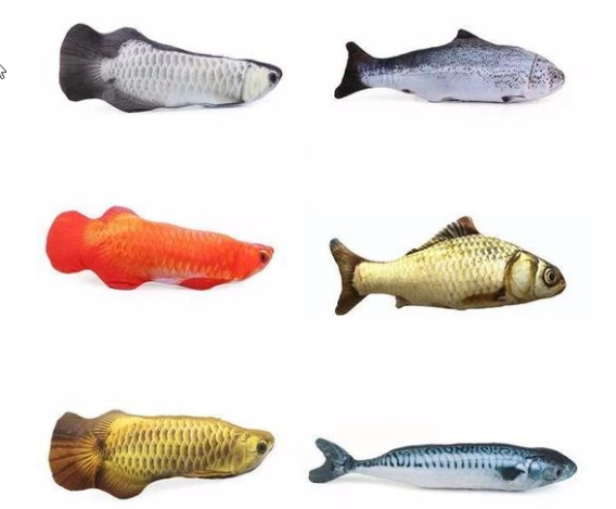 Creative Catnip Fish Pet Plush Toy Fish Cat Toy Pillow