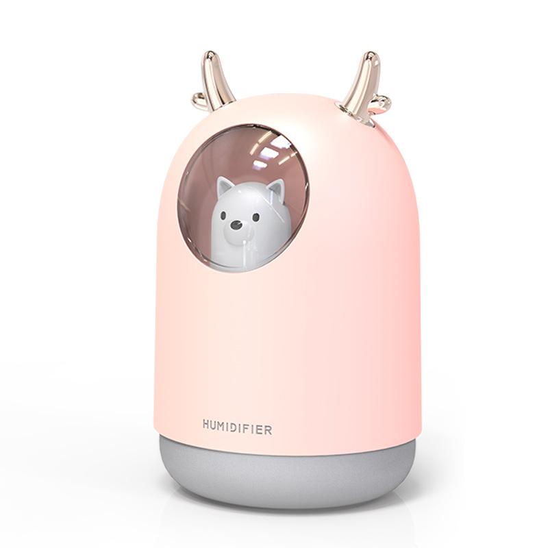 Mini portable aromatherapy hydrating air purifier