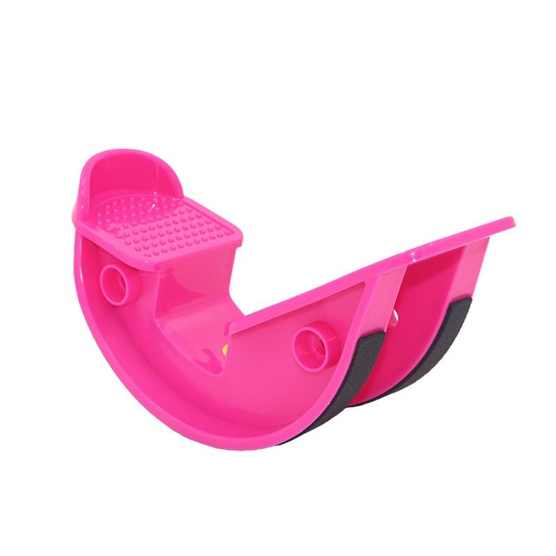 Ribbed plate lacing shoes sole massage pedal