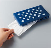 Portable mask storage box