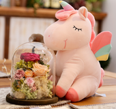 Unicorn doll Korea ins net red girl heart plush toy doll large doll send girl pillow