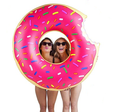 Donuts Thicken Adult Swimming ring Men and women Inflatable Increase Lifebuoy Child Underarm Floating ring Gift pump