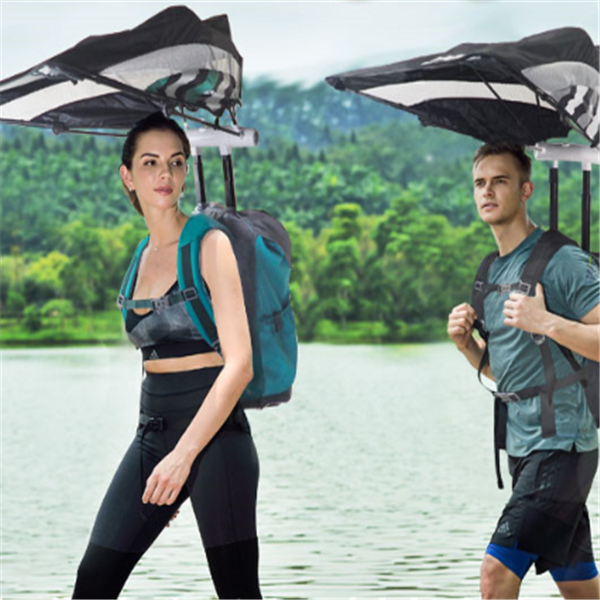 Backpack umbrella