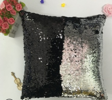 Factory direct supply of European double color glitter sequins pillow pillow Mermaid sleeve by a pillowcase customized wholesale
