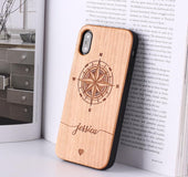 Wooden mobile phone case