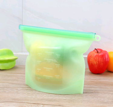 Silicone fresh-keeping bag vacuum sealed