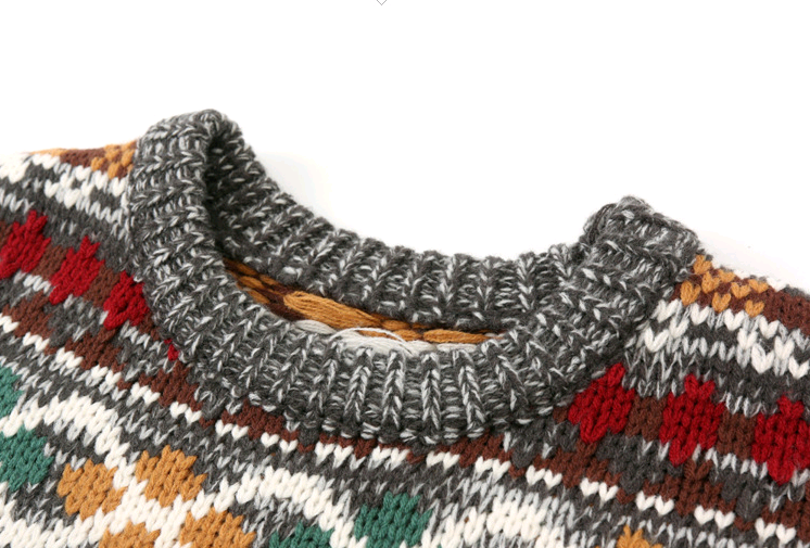 Christmas sweater women 2020 autumn and winter new Nordic wind jacquard deer thick loose sweater women's jacket
