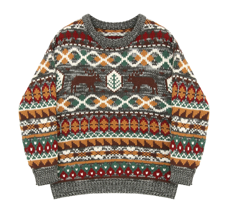 Christmas sweater women 2020 autumn and winter new Nordic wind jacquard deer thick loose sweater women's jacket